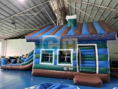 Blue Type Bouncy House For Adults