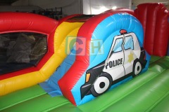 Inflatable outdoor playground