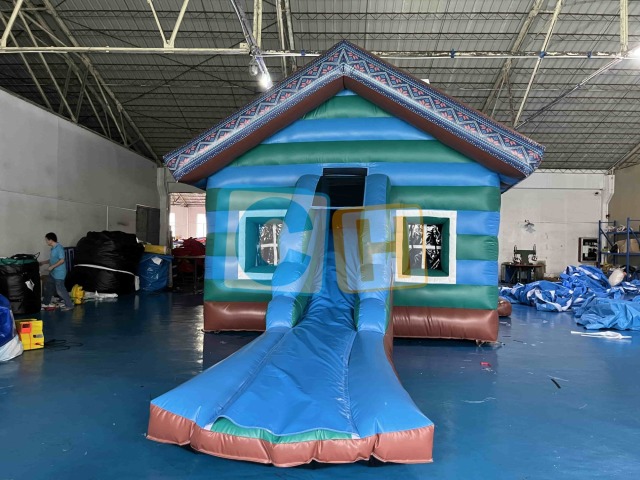 Blue Type Bouncy House For Adults
