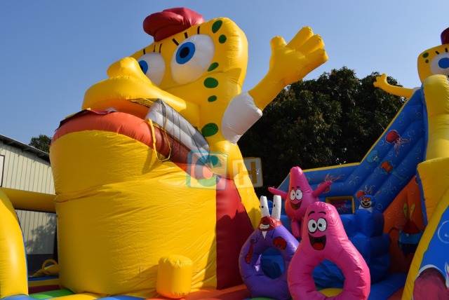 Inflatable SpongeBob bounce house indoor playground