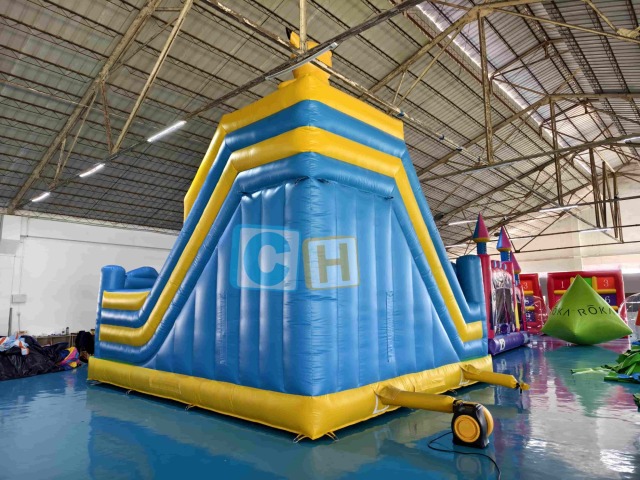 Pikachu theme inflatables playground combo slide