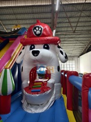 Paw Patrol inflatable castle slide playground
