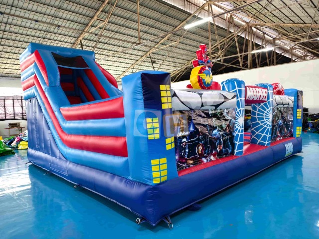 Indoor Marvel theme inflatable playground fun city