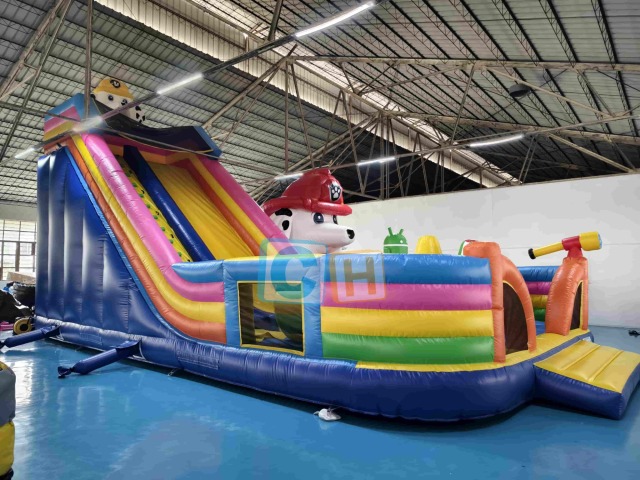 Paw Patrol inflatable castle slide playground