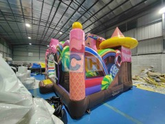 Candyland Childrens Outdoor Bounce Slide