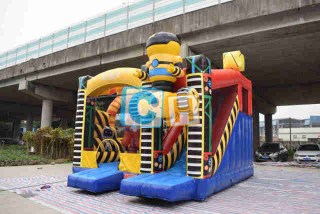 Robot Bounce Combo With Slide