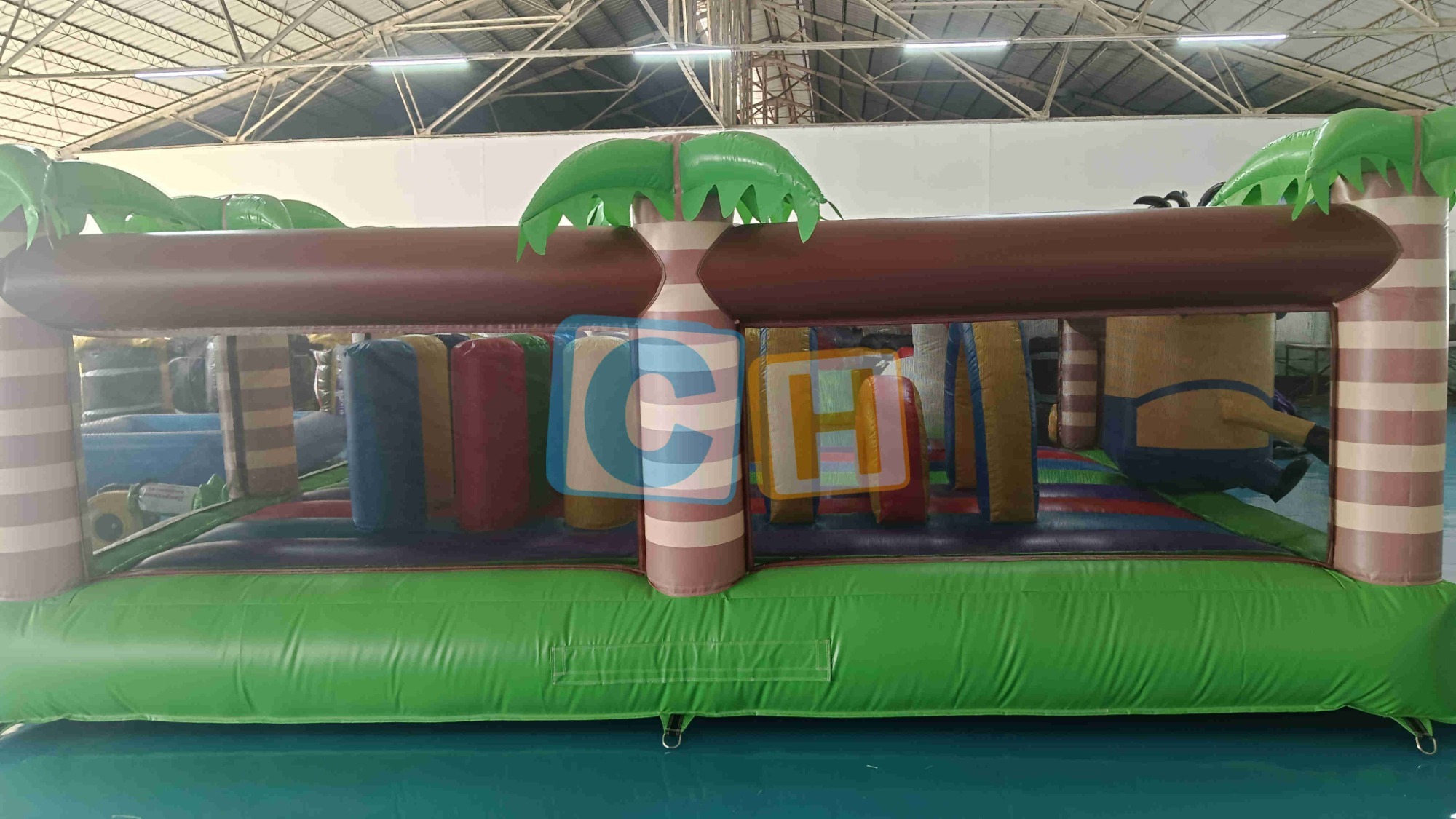 Minions Large Bouncy House With Obstacle