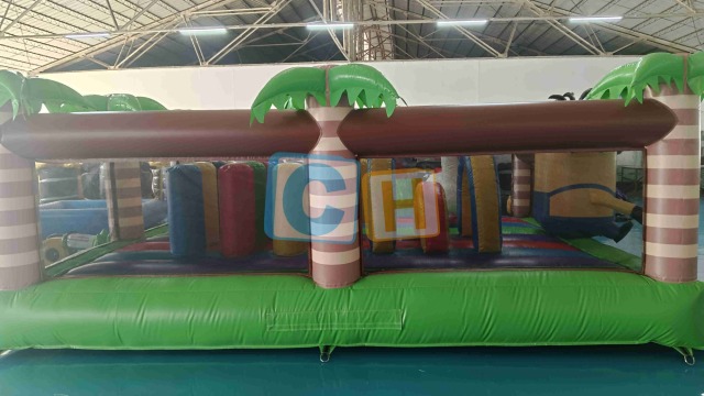 Minions Large Bouncy House With Obstacle