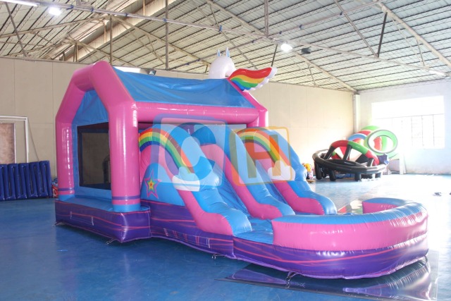 Unicorn Bounce House And Water Slide