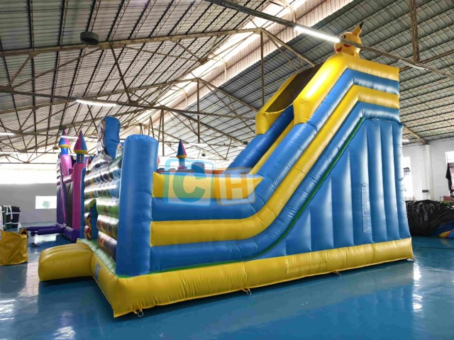 Pikachu theme inflatables playground combo slide