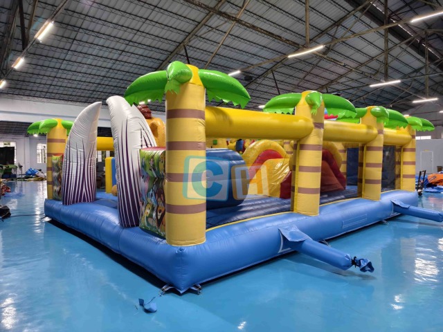 Mammoth theme inflatable playground for party