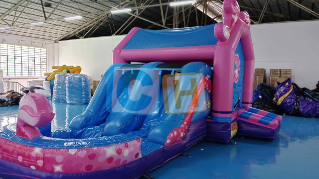 Ariel Princess Bounce House Water Slides
