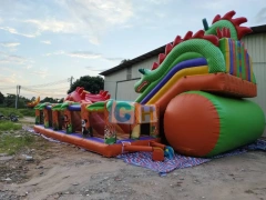 Largest dragon theme inflatable playground