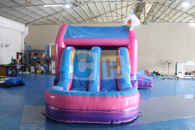 Unicorn Bounce House And Water Slide