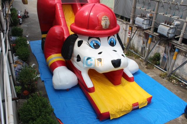 Commercial Inflatable Wet Dry Slide