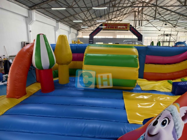 Paw Patrol inflatable castle slide playground