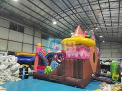 Candyland Childrens Outdoor Bounce Slide