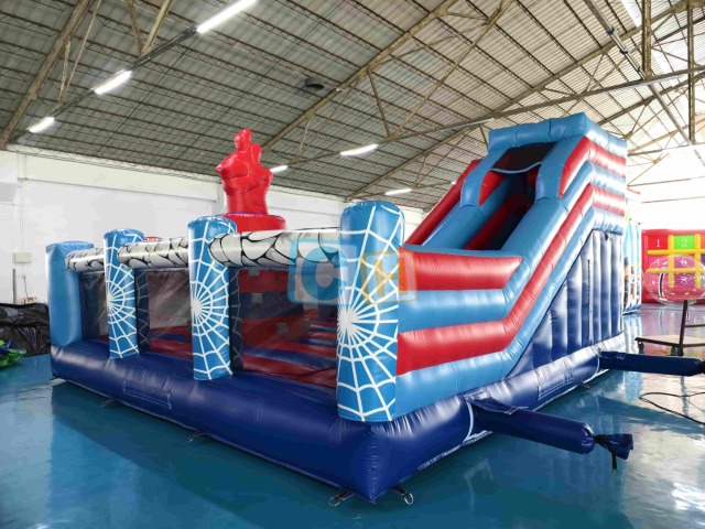 Indoor Marvel theme inflatable playground fun city