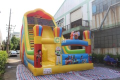 Backyard Inflatable Slide