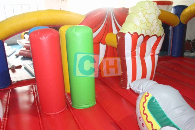 Circus Theme Childrens Bounce Combo