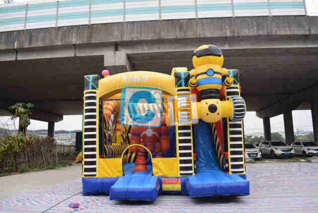 Robot Bounce Combo With Slide