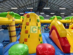 Mammoth theme inflatable playground for party