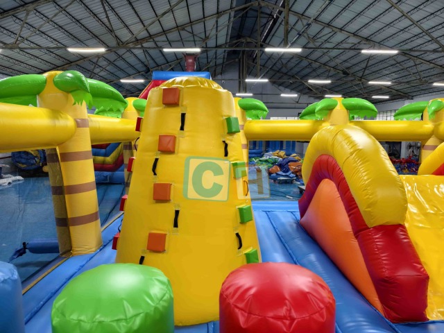 Mammoth theme inflatable playground for party