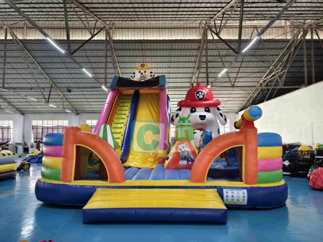 Paw Patrol inflatable castle slide playground