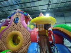 Candyland Childrens Outdoor Bounce Slide