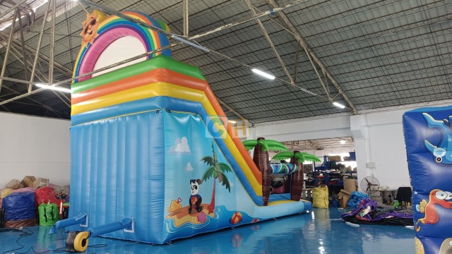 Wet Dry Slide Inflatable