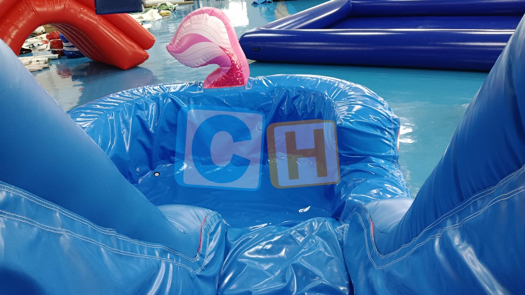 Ariel Princess Bounce House Water Slides