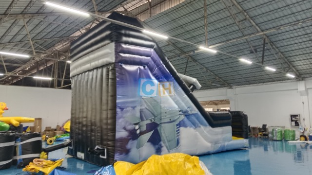 Dual Lane Inflatable Slip And Slide