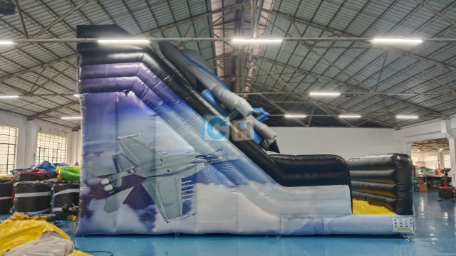 Dual Lane Inflatable Slip And Slide