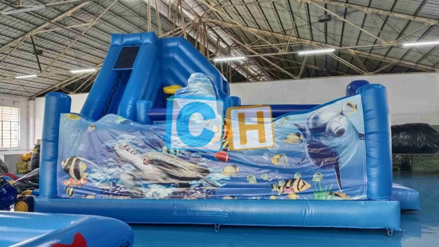 Ocean Theme Outdoor Bouncy Castle