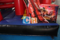 Ironman Bounce House With Dry Slide