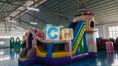 Candy Theme Pink Bouncy House