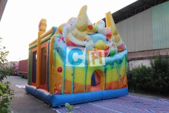 Ice Cream Cake Bouncing Houses With Slide