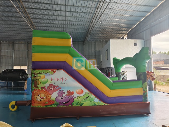 Inflatable Bounce House With Slide And Blower