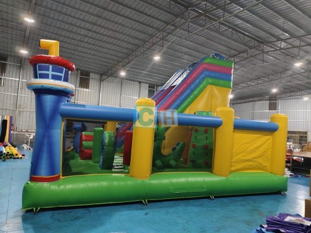 Double Slip And Slide Inflatable