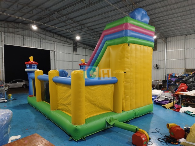 Double Slip And Slide Inflatable