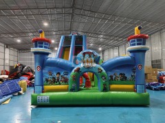 Double Slip And Slide Inflatable