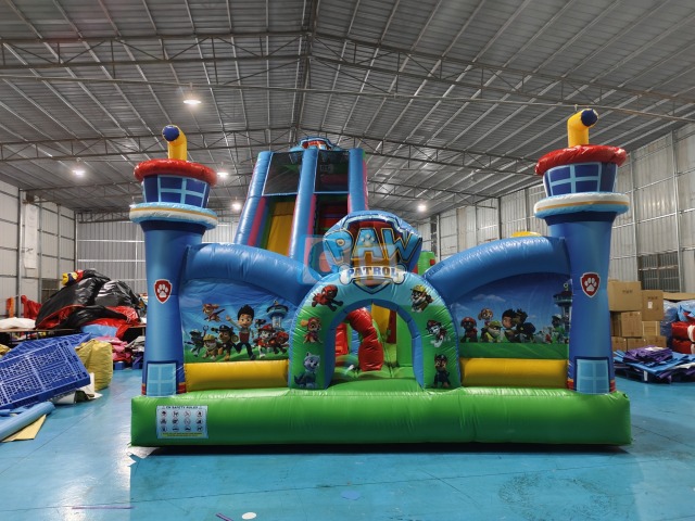 Double Slip And Slide Inflatable