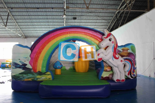 Unicorn Inflatable Castle Bouncy