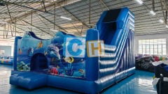 Ocean Theme Outdoor Bouncy Castle