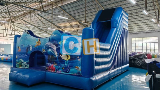 Ocean Theme Outdoor Bouncy Castle