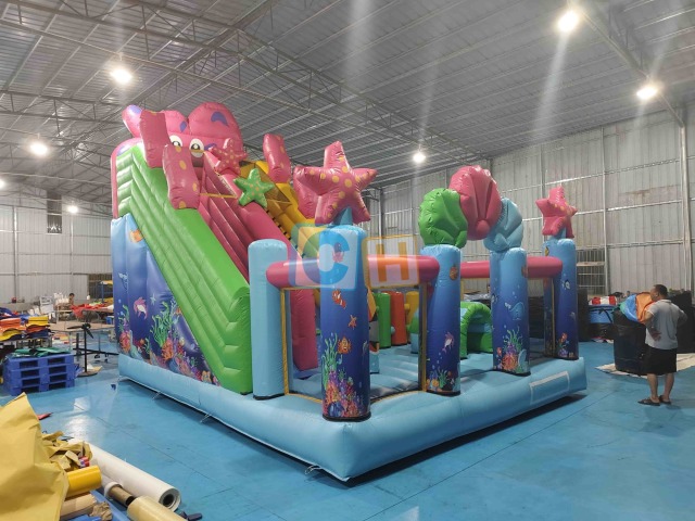 Inflatable octopus ocean playground for sale