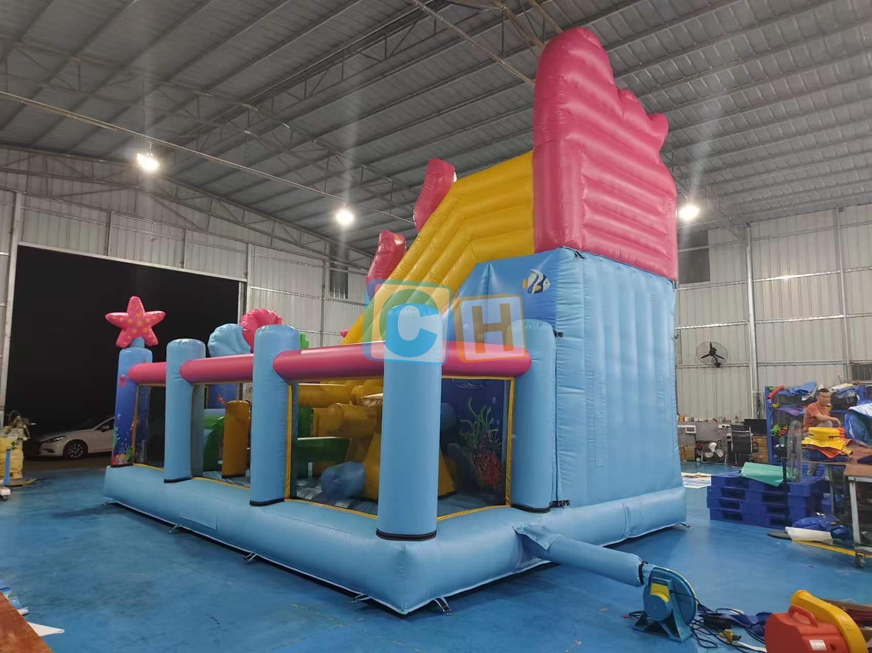 Inflatable octopus ocean playground for sale