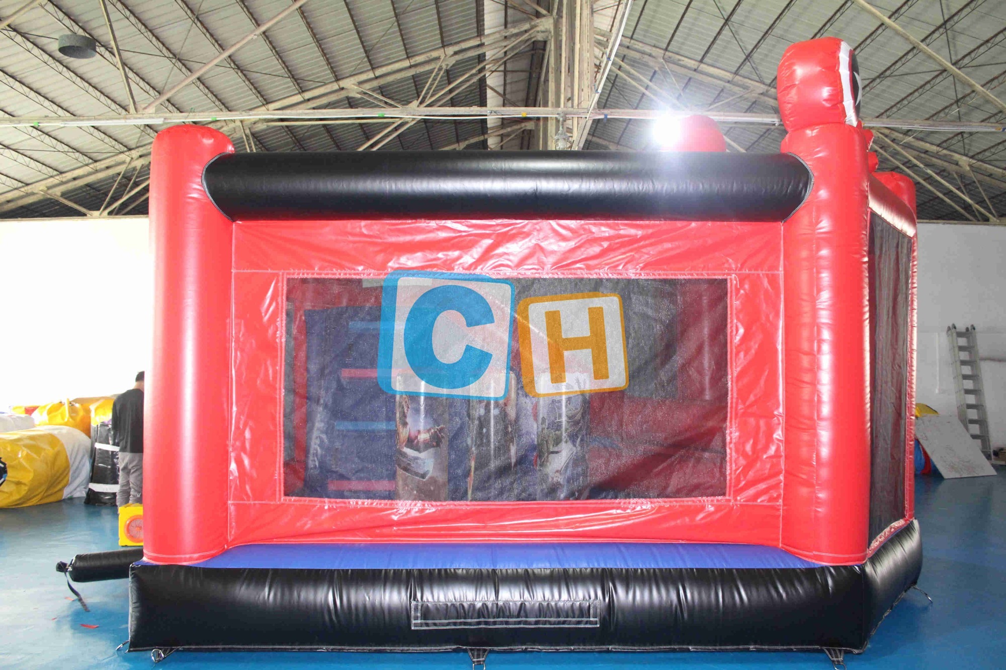 Ironman Bounce House With Dry Slide