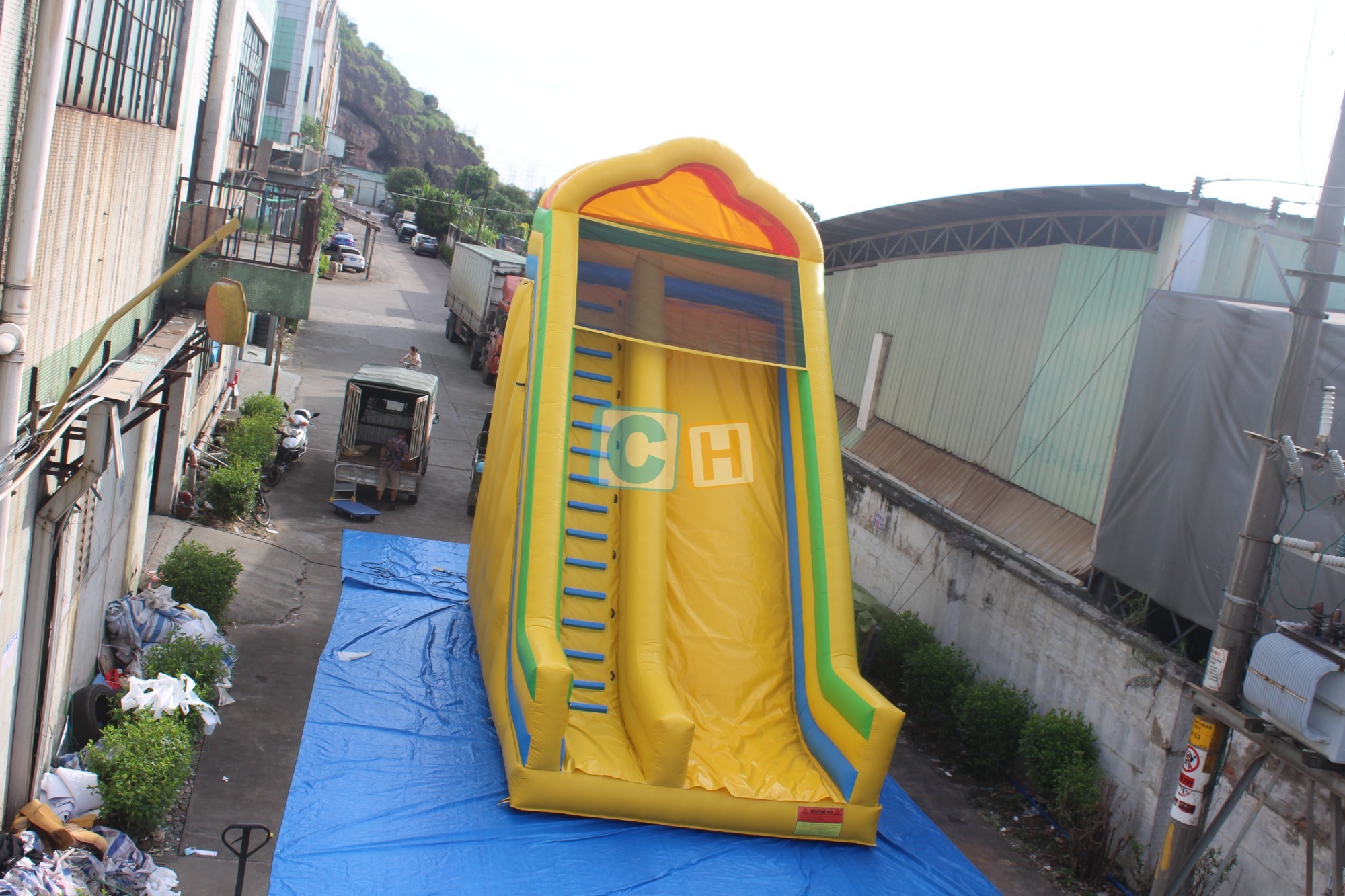 Double Slip n Slide Inflatable