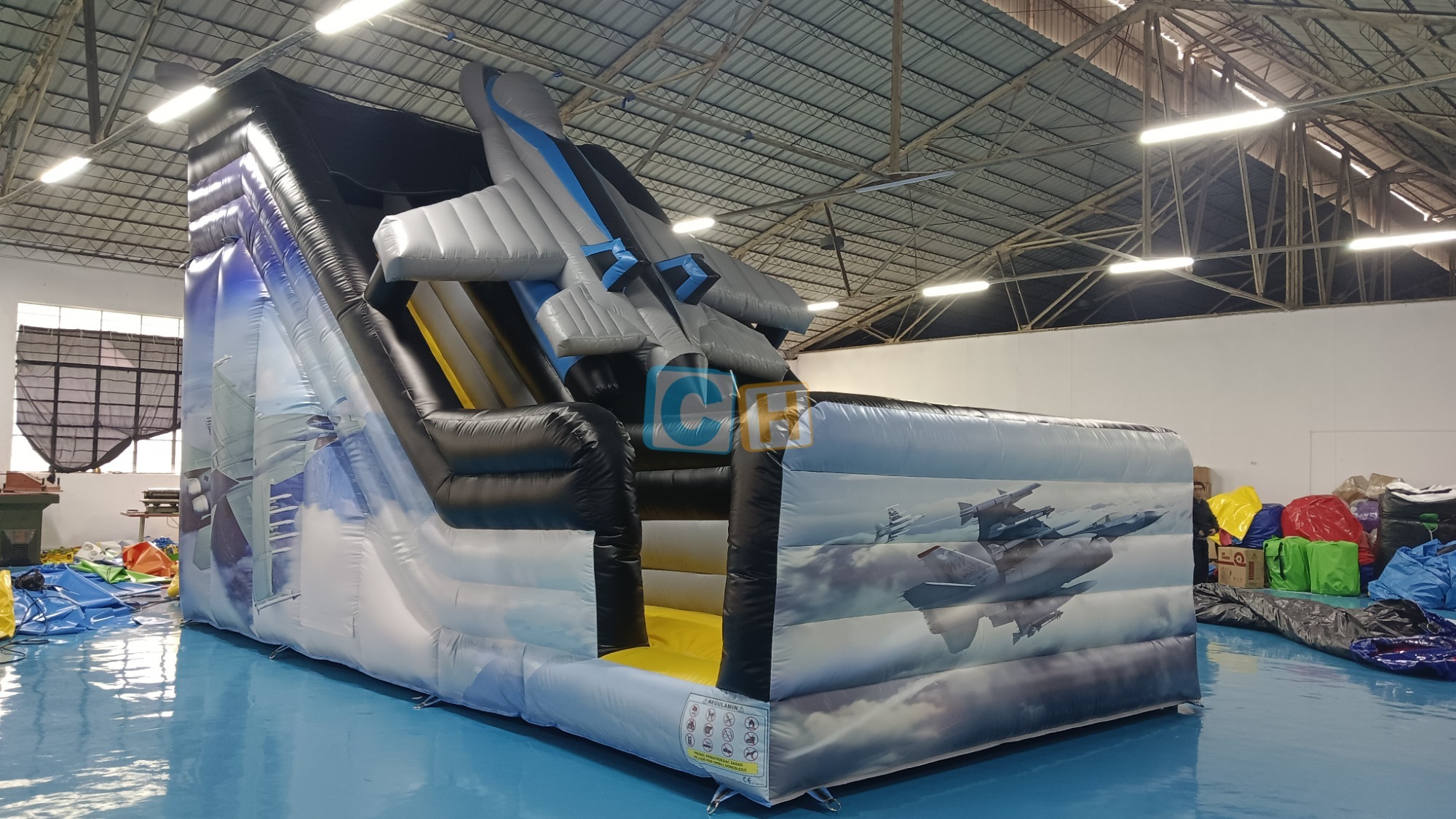 Dual Lane Inflatable Slip And Slide